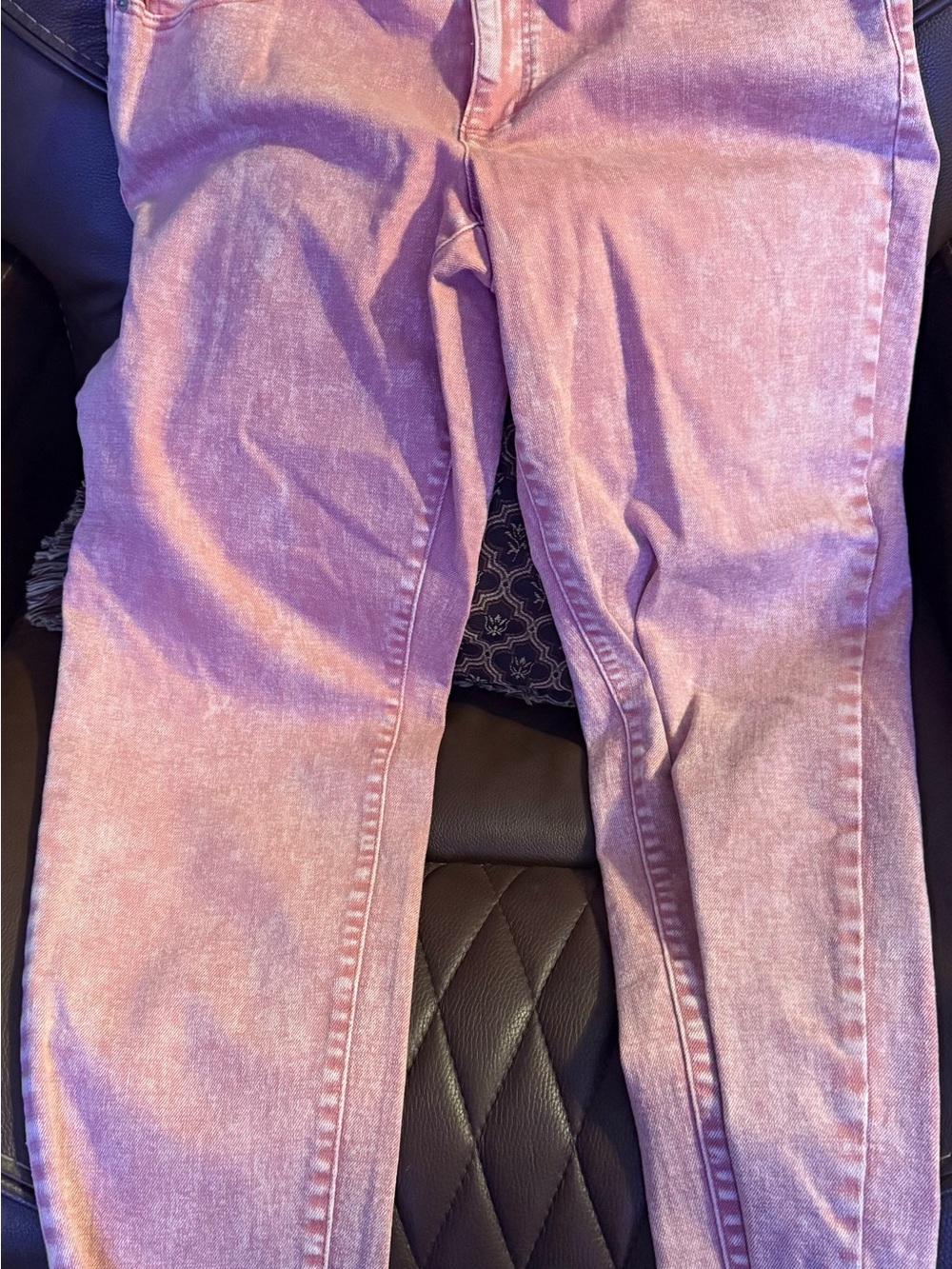 Slim Fit Purple Skinny Jeans for Women